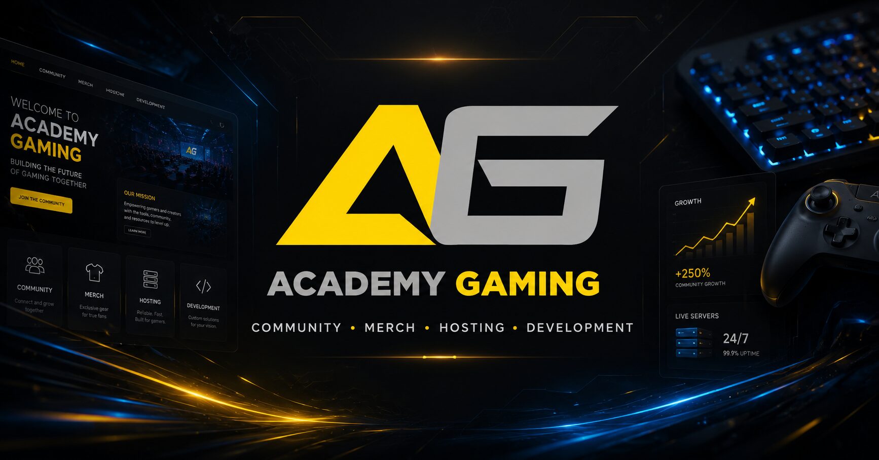 Academy Gaming Community, Major website improvements